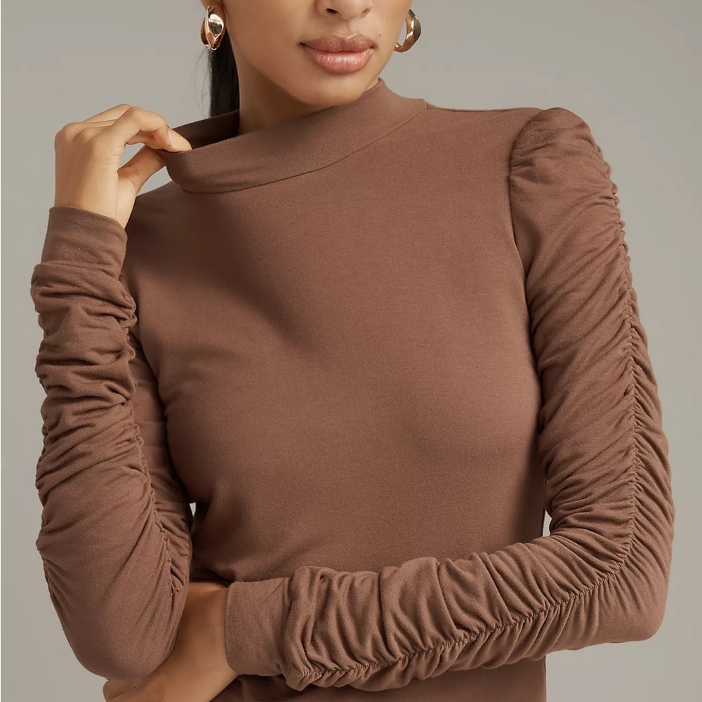 Walter Baker Brown Long Sleeve Top